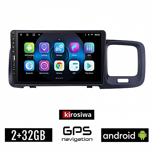 VOLVO S60 (2010 - 2018) Android οθόνη αυτοκίνητου 2GB με GPS WI-FI (ηχοσύστημα αφής 9" ιντσών OEM Youtube Playstore MP3 USB Radio Bluetooth Mirrorlink εργοστασιακή, 4x60W, Navi) WR7078440
