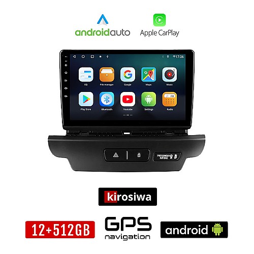 KIROSIWA KIA CEED (2018 - 2022) Android οθόνη αυτοκίνητου 12GB + 512GB με GPS WI-FI (ηχοσύστημα αφής 10" ιντσών Android Auto Apple Carplay Youtube Playstore MP3 USB Radio Bluetooth Mirrorlink εργοστασιακή, 4x60W, AUX)