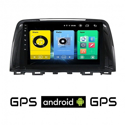MAZDA 6 (2012-2017) Android οθόνη αυτοκίνητου με GPS WI-FI (ηχοσύστημα αφής 9" ιντσών OEM Youtube Playstore MP3 USB Radio Bluetooth Mirrorlink εργοστασιακή, 4x60W, AUX) MA13