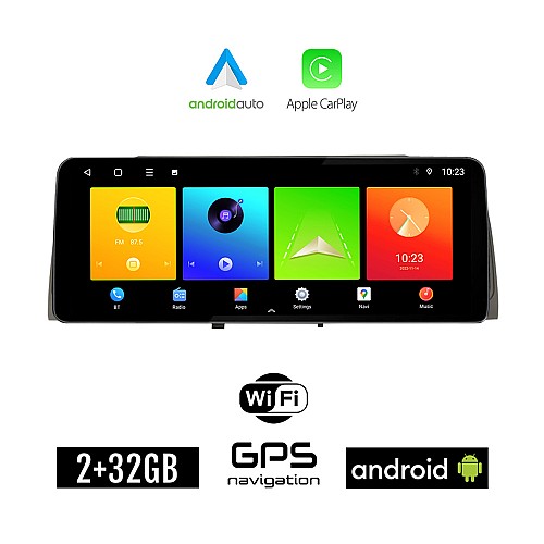 TOYOTA COROLLA (2000 - 2007) Android οθόνη αυτοκίνητου 2GB (+32GB) με GPS WI-FI με αεραγωγούς (ηχοσύστημα αφής 12.3" ιντσών OEM Android Auto Apple Carplay Youtube Playstore MP3 USB Radio Bluetooth Mirrorlink εργοστασιακή AUX 4x60W)