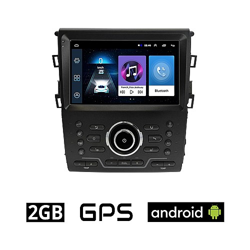 FORD MONDEO CLIMA (μετά το 2013) Android οθόνη αυτοκίνητου 2GB με GPS WI-FI (ηχοσύστημα αφής 9" ιντσών OEM Youtube Playstore MP3 USB Radio Bluetooth Mirrorlink εργοστασιακή, 4x60W, AUX)