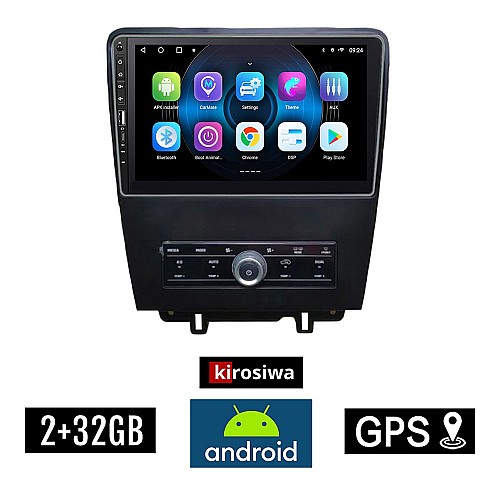 FORD MUSTANG (2010 - 2015) Android οθόνη αυτοκίνητου 2GB με GPS WI-FI (ηχοσύστημα αφής 9" ιντσών OEM Youtube Playstore MP3 USB Radio Bluetooth Mirrorlink εργοστασιακή, 4x60W, Navi) WR7078089