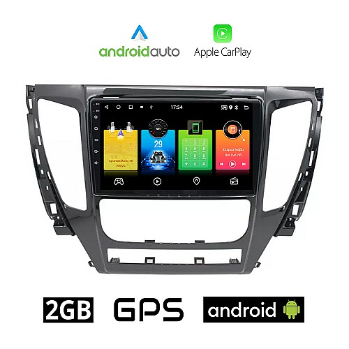 MITSUBISHI PAJERO (μετά το 2013) Android οθόνη αυτοκίνητου 2GB με GPS WI-FI (ηχοσύστημα αφής 9" ιντσών OEM Android Auto Apple Carplay Youtube Playstore MP3 USB Radio Bluetooth Mirrorlink εργοστασιακή, 4x60W, AUX)