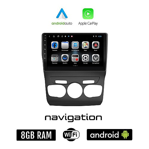 CITROEN C4 - DS4 2011 - 2018 Android οθόνη αυτοκίνητου 8GB + 128GB με GPS WI-FI (ηχοσύστημα αφής 10" ιντσών OEM Android Auto Apple Carplay Youtube Playstore MP3 USB Radio Bluetooth Mirrorlink εργοστασιακή, 4x60W)