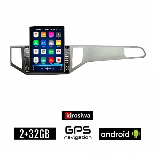 KIROSIWA VOLKSWAGEN GOLF SPORTSVAN (μετά το 2014) VW Android οθόνη αυτοκίνητου 2GB με GPS WI-FI (ηχοσύστημα αφής 9.7" ιντσών OEM Youtube Playstore MP3 USB Radio Bluetooth εργοστασιακή 4x60W)