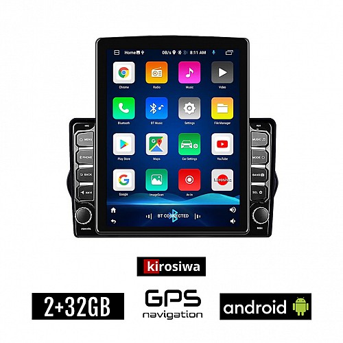 KIROSIWA FIAT TIPO (2015 - 2019) Android οθόνη αυτοκίνητου 2GB με GPS WI-FI (ηχοσύστημα αφής 9.7" ιντσών OEM Youtube Playstore MP3 USB Radio Bluetooth Mirrorlink εργοστασιακή, 4x60W, AUX)