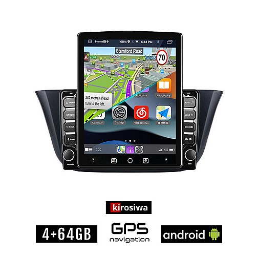 KIROSIWA IVECO DAILY (μετά το 2014) Android οθόνη αυτοκίνητου 4GB με GPS WI-FI (ηχοσύστημα αφής 9.7" ιντσών OEM Youtube Playstore MP3 USB Radio 4+64GB Bluetooth Mirrorlink εργοστασιακή, 4x60W, AUX)