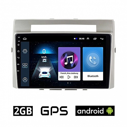 TOYOTA VERSO (2004 - 2009) Android οθόνη αυτοκίνητου 2GB με GPS WI-FI (ηχοσύστημα αφής 9" ιντσών OEM Youtube Playstore MP3 USB Radio Bluetooth Mirrorlink εργοστασιακή, 4x60W, AUX) TOY65-2GB