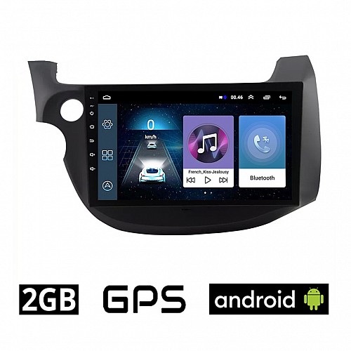 HONDA JAZZ (2008 - 2012) Android οθόνη αυτοκίνητου 2GB με GPS WI-FI (ηχοσύστημα αφής 10" ιντσών OEM Youtube Playstore MP3 USB Radio Bluetooth Mirrorlink εργοστασιακή, 4x60W, AUX) HN74-2GB