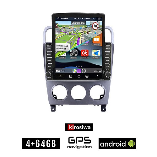KIROSIWA SUBARU FORESTER (2002-2008) Android οθόνη αυτοκίνητου 4GB με GPS WI-FI (ηχοσύστημα αφής 9.7" ιντσών OEM Youtube Playstore MP3 USB Radio 4+64GB Bluetooth Mirrorlink εργοστασιακή, 4x60W, AUX)
