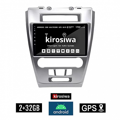 KIROSIWA 2+32GB FORD FUSION 2012-2017 Android οθόνη αυτοκίνητου 2GB με GPS WI-FI (ηχοσύστημα αφής 10" ιντσών OEM Youtube Playstore MP3 USB Radio Bluetooth Mirrorlink εργοστασιακή, 4x60W) DX-1244