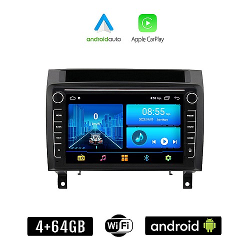 MERCEDES SLK R171 (2004 - 2010) Android οθόνη αυτοκίνητου 4+64GB με GPS WI-FI (ηχοσύστημα αφής 8" ιντσών 4GB CarPlay Android Auto Car Play Youtube Playstore MP3 USB Radio Bluetooth Mirrorlink εργοστασιακή, 4x60W, Benz)