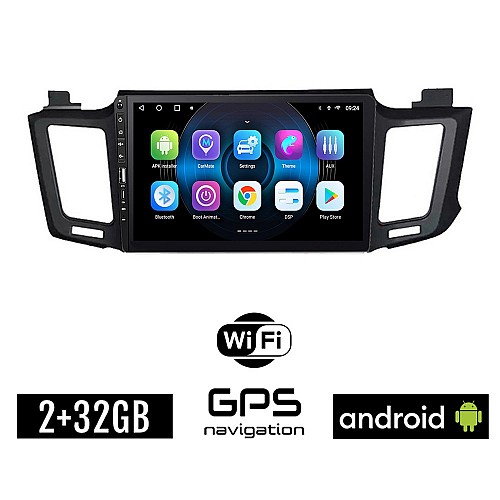 TOYOTA RAV4 (2013 - 2019) Android οθόνη αυτοκίνητου 2GB με GPS WI-FI (ηχοσύστημα αφής 9" ιντσών OEM RAV 4 Youtube Playstore MP3 USB Radio Bluetooth Mirrorlink εργοστασιακή, 4 x 60W) WR7078409