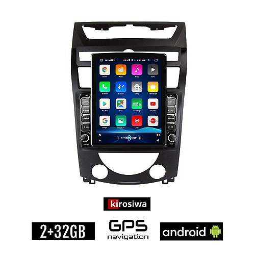 KIROSIWA SSANGYONG REXTON (2006-2015) Android οθόνη αυτοκίνητου 2GB με GPS WI-FI (ηχοσύστημα αφής 9.7" ιντσών OEM Youtube Playstore MP3 USB Radio Bluetooth Mirrorlink εργοστασιακή, 4x60W, AUX)