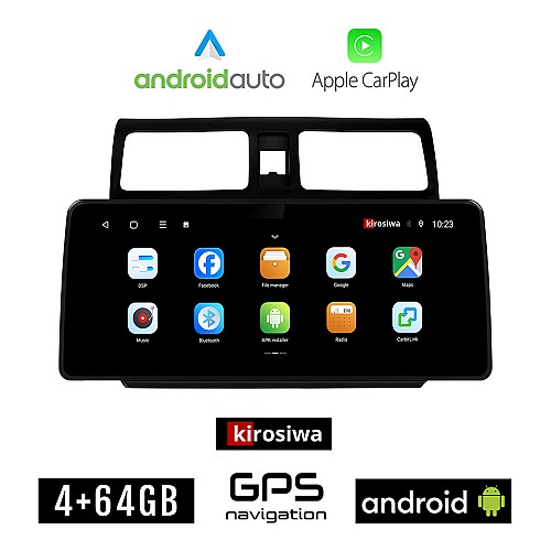KIROSIWA SUZUKI SWIFT (2005 - 2011) Android οθόνη αυτοκίνητου 4GB (+64GB) με GPS WI-FI (ηχοσύστημα αφής 12.3" ιντσών OEM Android Auto Apple Carplay Youtube Playstore MP3 USB Radio Bluetooth Mirrorlink εργοστασιακή, 4x60W)