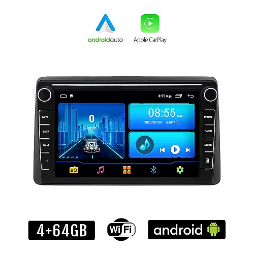 TOYOTA YARIS (μετά το 2020) Android οθόνη αυτοκίνητου 4+64GB με GPS WI-FI (ηχοσύστημα αφής 8" ιντσών 4GB CarPlay Android Auto Car Play Youtube Playstore MP3 USB Radio Bluetooth Mirrorlink εργοστασιακή)