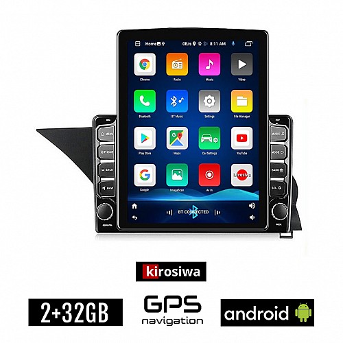 KIROSIWA MERCEDES E (W212) 2009-2016 Android οθόνη αυτοκίνητου 2GB με GPS WI-FI (ηχοσύστημα αφής 9.7" ιντσών OEM Youtube Playstore MP3 USB Radio Bluetooth Mirrorlink εργοστασιακή, 4x60W, BEN)