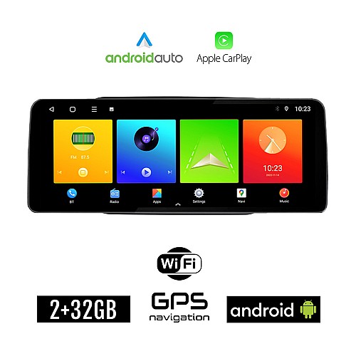 SKODA FABIA (2007-2015) Android οθόνη αυτοκίνητου 2GB (+32GB) με GPS WI-FI (ηχοσύστημα αφής 12.3" ιντσών OEM Android Auto Apple Carplay Youtube Playstore MP3 USB Radio Bluetooth Mirrorlink εργοστασιακή, 4x60W)