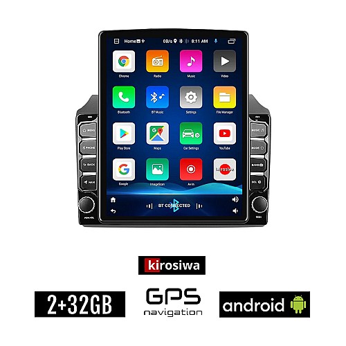 KIROSIWA PEUGEOT BOXER (2006 - 2014) Android οθόνη αυτοκίνητου 2GB με GPS WI-FI (ηχοσύστημα αφής 9.7" ιντσών Youtube Playstore MP3 USB Radio Bluetooth Mirrorlink εργοστασιακή, 4x60W, AUX)