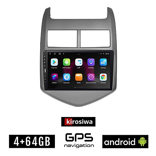 CHEVROLET AVEO (μετά το 2011) Android οθόνη αυτοκίνητου 4GB με GPS WI-FI (ηχοσύστημα αφής 9" ιντσών OEM Youtube Playstore MP3 USB Radio Bluetooth Mirrorlink εργοστασιακή, 4x60W, Navi)