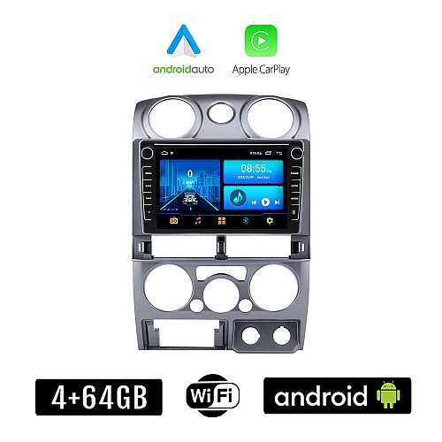 ISUZU D-MAX (2008-2012) Android οθόνη αυτοκίνητου 4+64GB με GPS WI-FI (ηχοσύστημα αφής 8" ιντσών 4GB CarPlay Android Auto Car Play Youtube Playstore MP3 USB Radio Bluetooth Mirrorlink εργοστασιακή, 4x60W, Navi)
