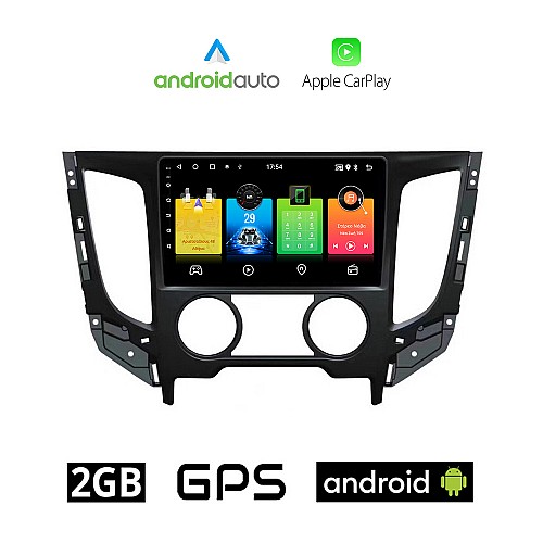 FIAT FULLBACK μετά το 2016 A/C Android οθόνη αυτοκίνητου 2GB με GPS WI-FI (ηχοσύστημα αφής 9" ιντσών OEM Android Auto Apple Carplay Youtube Playstore MP3 USB Radio Bluetooth Mirrorlink εργοστασιακή, 4x60W, AUX)