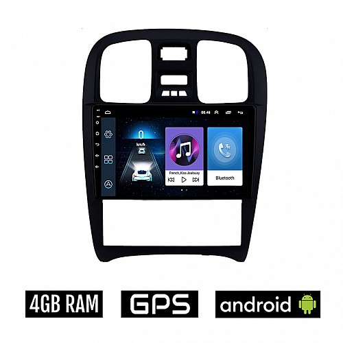 HYUNDAI SONATA 2000-2006 Android οθόνη αυτοκίνητου 4GB με GPS WI-FI (ηχοσύστημα αφής 9" ιντσών OEM Youtube Playstore MP3 USB Radio Bluetooth Mirrorlink εργοστασιακή, 4x60W, AUX) HY125-4GB