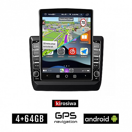 KIROSIWA ISUZU D-MAX (μετά το 2021) Android οθόνη αυτοκίνητου 4GB με GPS WI-FI (ηχοσύστημα αφής 9.7" ιντσών OEM Youtube Playstore MP3 USB Radio 4+64GB Bluetooth Mirrorlink εργοστασιακή, 4x60W, AUX)