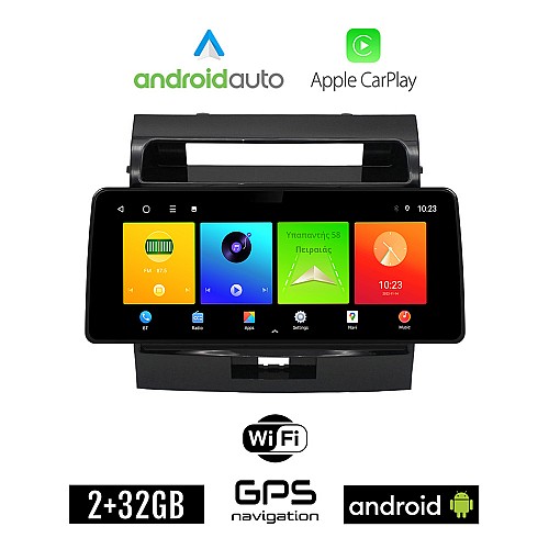TOYOTA LANDCRUISER (2008 - 2015) Android οθόνη αυτοκίνητου 2GB (+32GB) με GPS WI-FI (ηχοσύστημα αφής 12.3" ιντσών OEM Android Auto Apple Carplay Youtube Playstore MP3 USB Radio Bluetooth Mirrorlink εργοστασιακή 4x60W AUX)