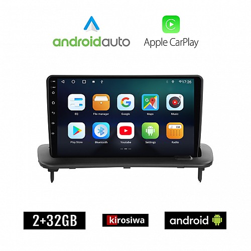 KIROSIWA VOLVO C30 (2006-2013) Android οθόνη αυτοκίνητου 2GB με GPS WI-FI (ηχοσύστημα αφής 9" ιντσών OEM Android Auto Apple Carplay Youtube Playstore MP3 USB Radio Bluetooth Mirrorlink  εργοστασιακή, 4x60W, AUX)