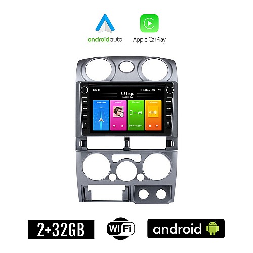 ISUZU D-MAX (2008-2012) Android οθόνη αυτοκίνητου 2GB με GPS WI-FI (ηχοσύστημα αφής 8" ιντσών Apple CarPlay Android Auto Car Play Youtube Playstore MP3 USB Radio Bluetooth Mirrorlink εργοστασιακή, 4x60W, Navi)