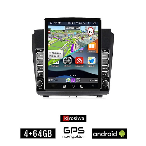 KIROSIWA ISUZU D-MAX (2012 - 2020) Android οθόνη αυτοκίνητου 4GB με GPS WI-FI (ηχοσύστημα αφής 9.7" ιντσών OEM Youtube Playstore MP3 USB Radio 4+64GB Bluetooth Mirrorlink εργοστασιακή, 4x60W, AUX)