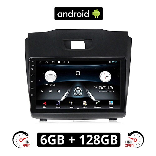ISUZU D-MAX (2012 - 2020) Android οθόνη αυτοκίνητου 6GB με GPS WI-FI (ηχοσύστημα αφής 9" ιντσών OEM Youtube Playstore MP3 USB Radio Bluetooth Mirrorlink εργοστασιακή, 4x60W, AUX) IS78-6GB