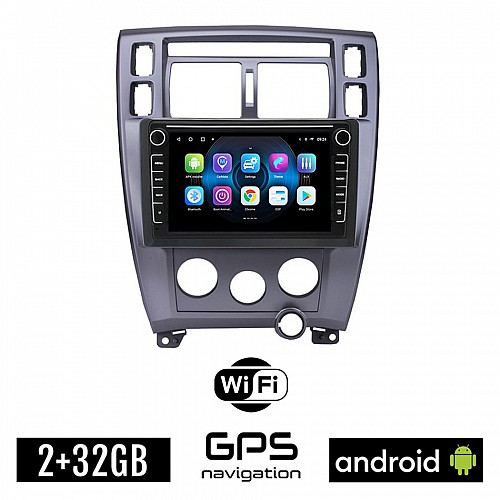 HYUNDAI TUCSON (2004 - 2010) A/C Android οθόνη αυτοκίνητου 2GB με GPS WI-FI (ηχοσύστημα αφής 8" ιντσών OEM Youtube Playstore MP3 USB Radio Bluetooth Mirrorlink εργοστασιακή, 4x60W, Navi)