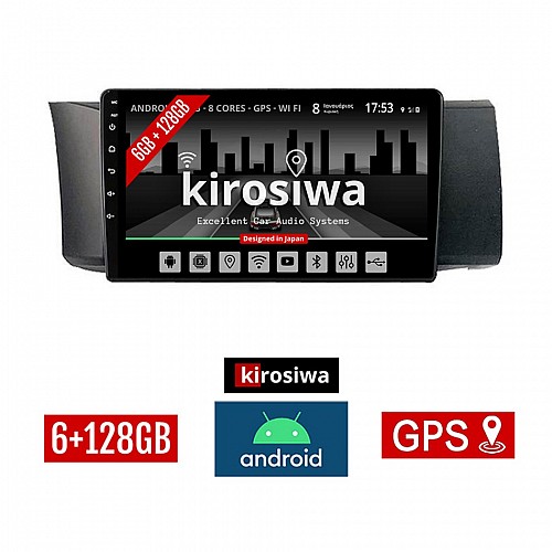 KIROSIWA 6+128GB TOYOTA GT86 (μετά το 2012) Android οθόνη αυτοκίνητου 6GB με GPS WI-FI (ηχοσύστημα αφής 9" ιντσών OEM Youtube Playstore MP3 USB Radio Bluetooth Mirrorlink DSP Apple Carplay Android Auto 4G SIM card 4x60W, AUX) BR-1484