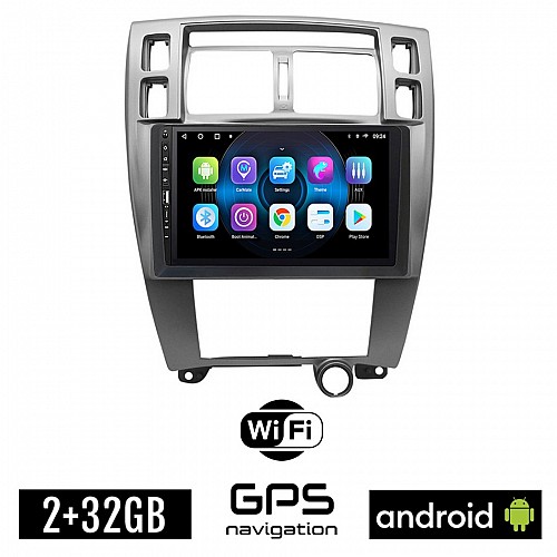 HYUNDAI TUCSON (2004 - 2010) Android οθόνη αυτοκίνητου 2GB με GPS WI-FI (ηχοσύστημα αφής 9" ιντσών OEM Youtube Playstore MP3 USB Radio Bluetooth Mirrorlink εργοστασιακή, 4x60W, Navi) WR7078146