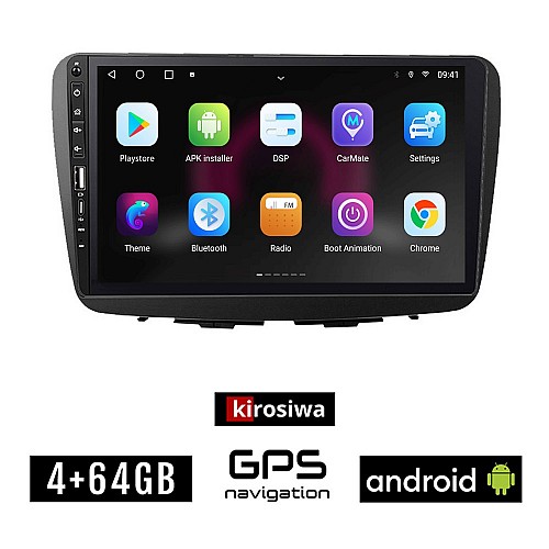 SUZUKI BALENO (μετά το 2016) Android οθόνη αυτοκίνητου 4GB με GPS WI-FI (ηχοσύστημα αφής 9" ιντσών OEM Youtube Playstore MP3 USB Radio Bluetooth Mirrorlink εργοστασιακή, 4x60W, Navi)