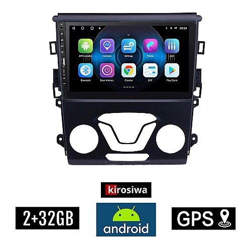 FORD MONDEO (μετά το 2013) Android οθόνη αυτοκίνητου 2GB με GPS WI-FI (ηχοσύστημα αφής 9" ιντσών OEM Youtube Playstore MP3 USB Radio Bluetooth Mirrorlink εργοστασιακή, 4x60W, Navi) WR7078088