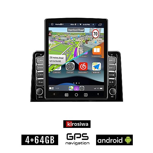 KIROSIWA CITROEN BERLINGO (μετά το 2019) Android οθόνη αυτοκίνητου 4GB με GPS WI-FI (ηχοσύστημα αφής 9.7" ιντσών OEM Youtube Playstore MP3 USB Radio 4+64GB Bluetooth Mirrorlink εργοστασιακή, 4x60W, AUX)