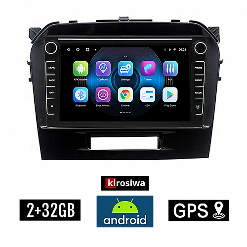 SUZUKI GRAND VITARA (μετά το 2016) Android οθόνη αυτοκίνητου 2GB με GPS WI-FI (ηχοσύστημα αφής 8" ιντσών OEM Youtube Playstore MP3 USB Radio Bluetooth Mirrorlink εργοστασιακή, Navi, 4x60W)