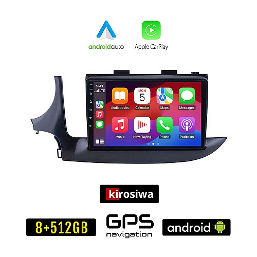 KIROSIWA OPEL MOKKA (μετά το 2016) Android οθόνη αυτοκίνητου 8GB + 256GB με GPS WI-FI (ηχοσύστημα αφής 9" ιντσών OEM Android Auto Apple Carplay Youtube Playstore MP3 USB Radio Bluetooth Mirrorlink εργοστασιακή, 4x60W, AUX)