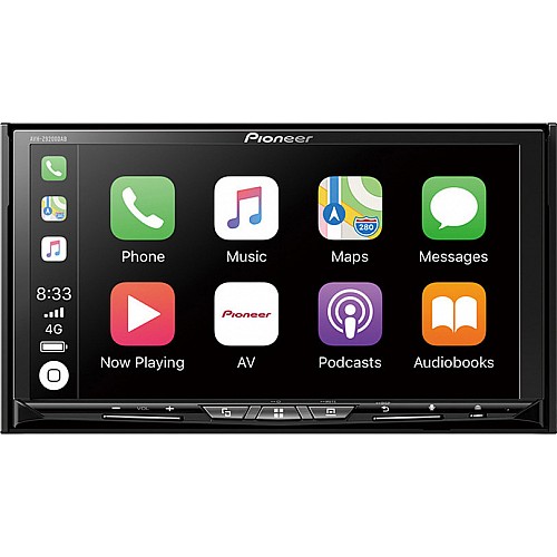 Pioneer AVH-Z5200DAB Ηχοσύστημα αυτοκινήτου Universal 2-DIN (Bluetooth/USB/AUX) με οθόνη αφής 6.8" ιντσών CD DVD Bluetooth Apple Carplay Android Auto