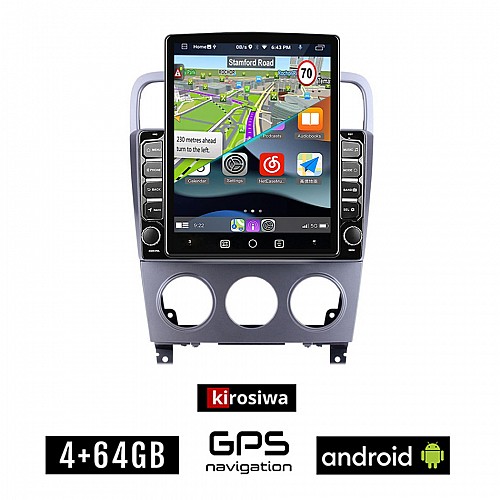 KIROSIWA SUBARU IMPREZA (2002-2008) Android οθόνη αυτοκίνητου 4GB με GPS WI-FI (ηχοσύστημα αφής 9.7" ιντσών OEM Youtube Playstore MP3 USB Radio 4+64GB Bluetooth Mirrorlink εργοστασιακή, 4x60W, AUX)