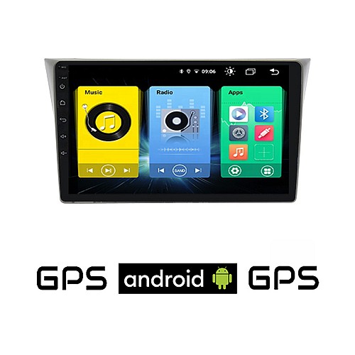 SUBARU IMPREZA (2002 - 2008) Android οθόνη αυτοκίνητου με GPS WI-FI (ηχοσύστημα αφής 9" ιντσών OEM Youtube Playstore MP3 USB Radio Bluetooth Mirrorlink εργοστασιακή, 4x60W, AUX)