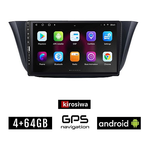 IVECO DAILY (μετά το 2014) Android οθόνη αυτοκίνητου 4GB με GPS WI-FI (ηχοσύστημα αφής 9" ιντσών OEM Youtube Playstore MP3 USB Radio Bluetooth Mirrorlink εργοστασιακή, 4x60W, Navi)