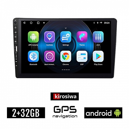 CITROEN C5 (2007 - 2017) Android οθόνη αυτοκίνητου 2GB με GPS WI-FI (ηχοσύστημα αφής 9" ιντσών OEM Youtube Playstore MP3 USB Radio Bluetooth Mirrorlink εργοστασιακή, 4x60W, Navi)