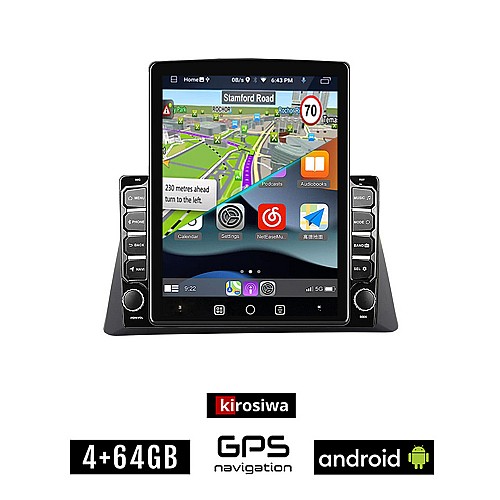 KIROSIWA HONDA ACCORD 2013-2018 Android οθόνη αυτοκίνητου 4GB με GPS WI-FI (ηχοσύστημα αφής 9.7" ιντσών OEM Youtube Playstore MP3 USB Radio 4+64GB Bluetooth Mirrorlink εργοστασιακή, 4x60W, AUX)