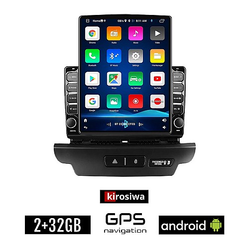 KIROSIWA KIA CEED (2018 - 2022) Android οθόνη αυτοκίνητου 2GB με GPS WI-FI (ηχοσύστημα αφής 9.7" ιντσών Youtube Playstore MP3 USB Radio Bluetooth Mirrorlink εργοστασιακή, 4x60W, AUX)