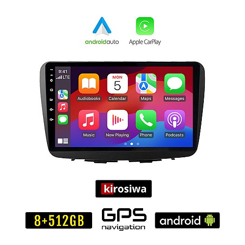 KIROSIWA SUZUKI BALENO (μετά το 2016) Android οθόνη αυτοκίνητου 8GB + 256GB με GPS WI-FI (ηχοσύστημα αφής 9" ιντσών OEM Android Auto Apple Carplay Youtube Playstore MP3 USB Radio Bluetooth Mirrorlink εργοστασιακή, 4x60W, AUX)