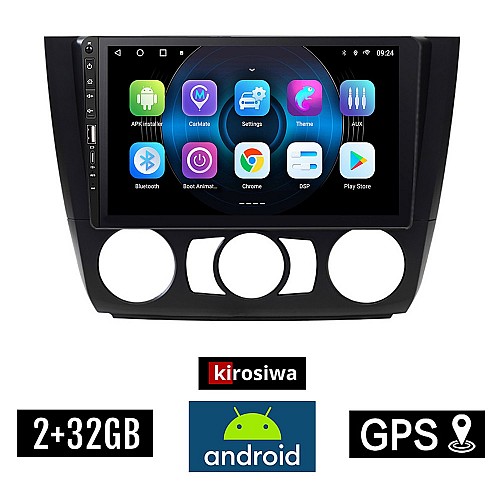 BMW E81 (E82, E87, E88) 2004 - 2013 Android οθόνη αυτοκίνητου 2GB με GPS WI-FI (ΣΕΙΡΑ 1 E81, E82, E87, E88 ηχοσύστημα αφής 9" ιντσών OEM Youtube Playstore MP3 USB Radio Bluetooth Mirrorlink εργοστασιακή, 4x60W, Navi) WR7078011